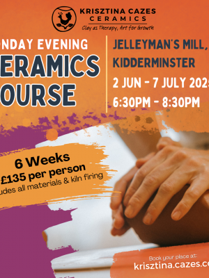 Monday Evening Ceramics Course (June)