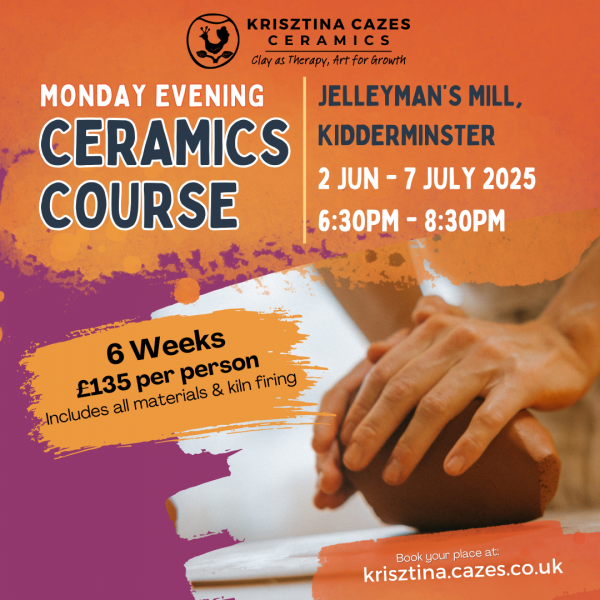 Monday Evening Ceramics Course (June)