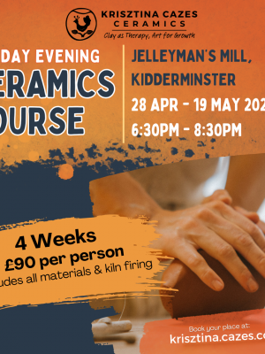 Monday Evening Ceramics Course (April)