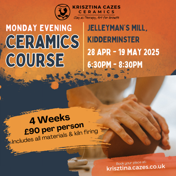 Monday Evening Ceramics Course (April)