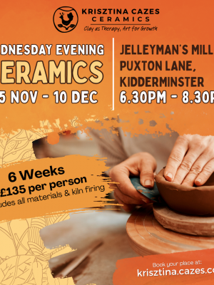 Nov-December: Wednesday Evening Ceramics
