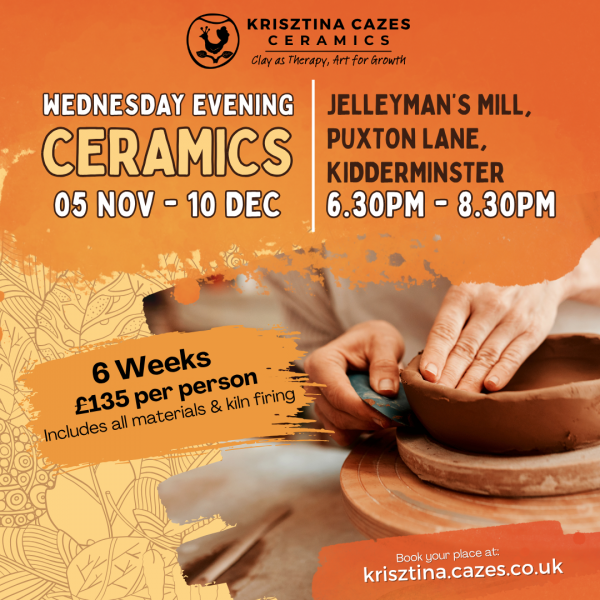 Nov-December: Wednesday Evening Ceramics