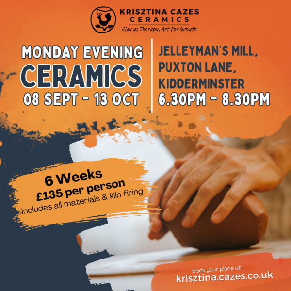 Sept-October: Monday Evening Ceramics