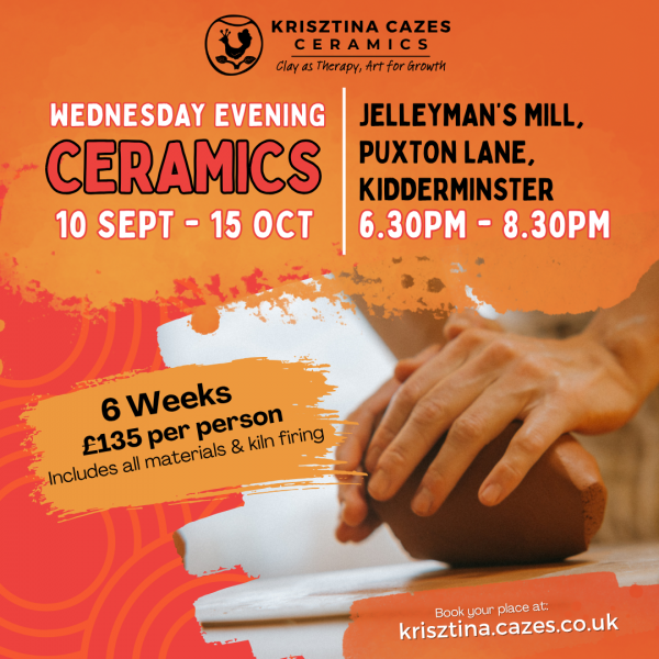 Sept-October: Wednesday Evening Ceramics